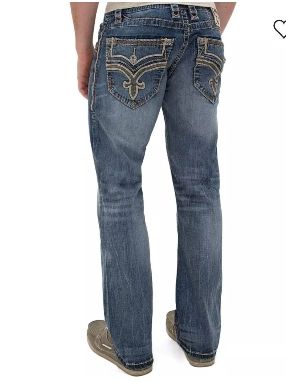 Rock Revival TERRELL Embroidered Pocket Jeans